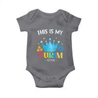 Funny Jewish This Is My Purim Costume Baby Onesie