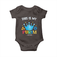 Funny Jewish This Is My Purim Costume Baby Onesie