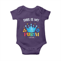 Funny Jewish This Is My Purim Costume Baby Onesie