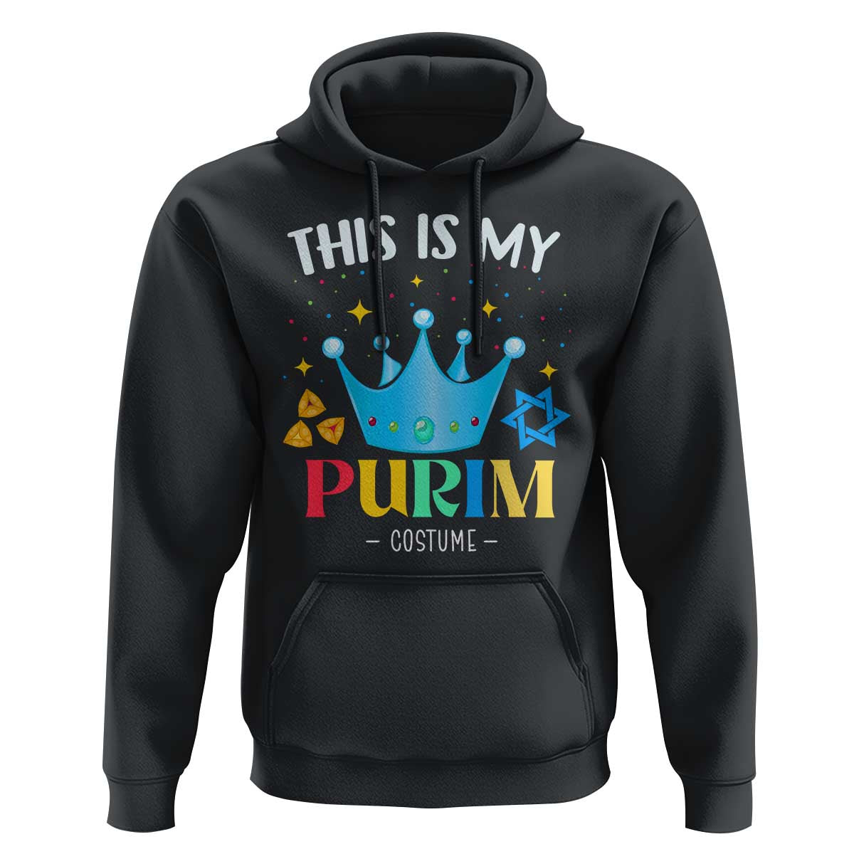 Funny Jewish This Is My Purim Costume Hoodie