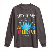 Funny Jewish This Is My Purim Costume Long Sleeve Shirt