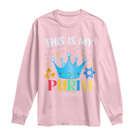 Funny Jewish This Is My Purim Costume Long Sleeve Shirt