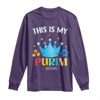 Funny Jewish This Is My Purim Costume Long Sleeve Shirt