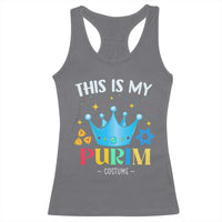 Funny Jewish This Is My Purim Costume Racerback Tank Top