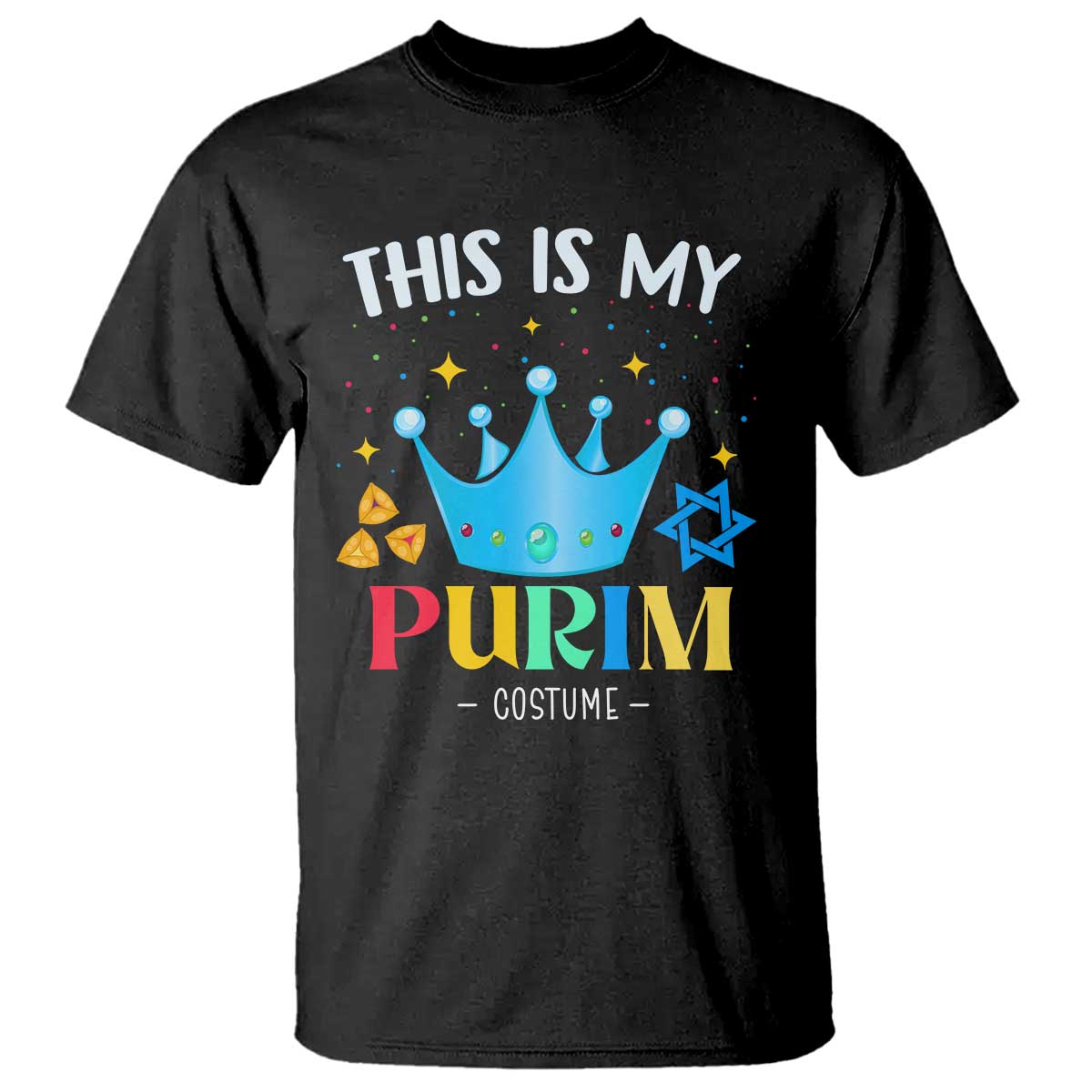 Funny Jewish This Is My Purim Costume T Shirt