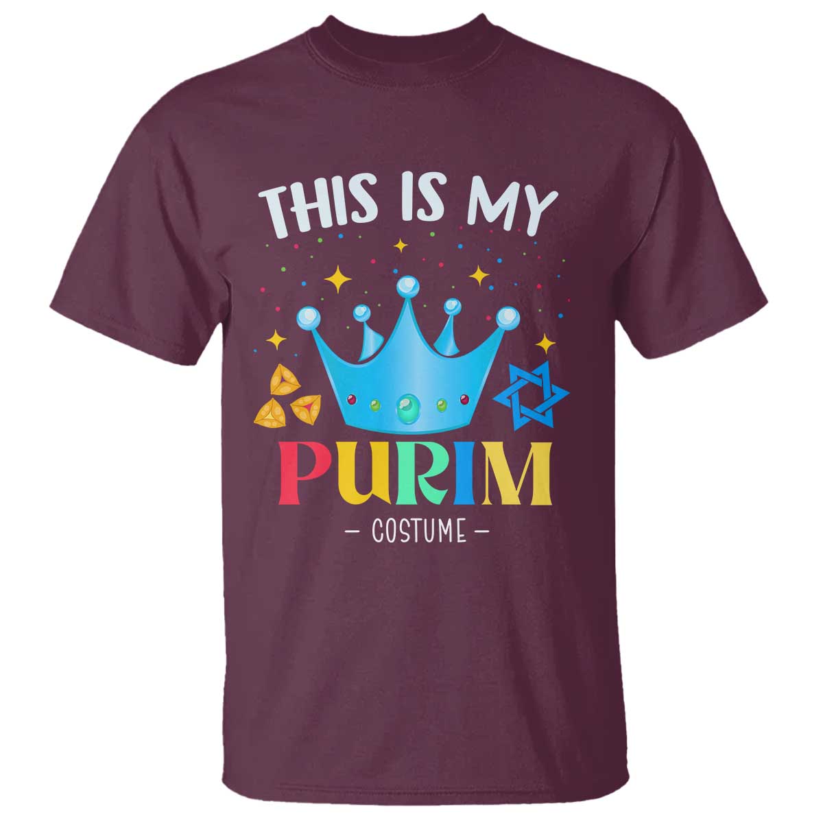 Funny Jewish This Is My Purim Costume T Shirt