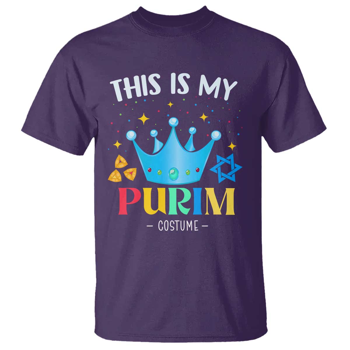 Funny Jewish This Is My Purim Costume T Shirt