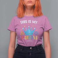 Funny Jewish This Is My Purim Costume T Shirt For Women