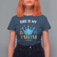 Funny Jewish This Is My Purim Costume T Shirt For Women