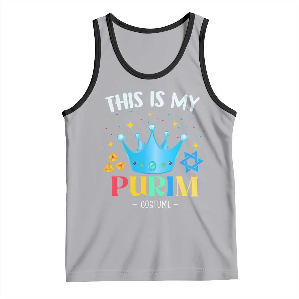 Funny Jewish This Is My Purim Costume Tank Top