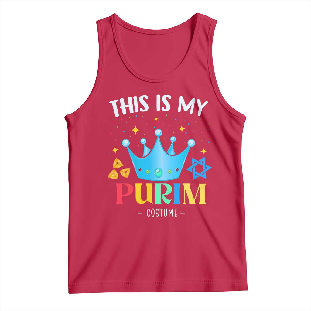 Funny Jewish This Is My Purim Costume Tank Top