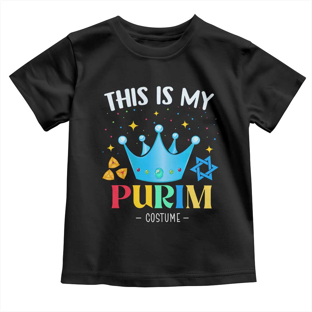 Funny Jewish This Is My Purim Costume Toddler T Shirt