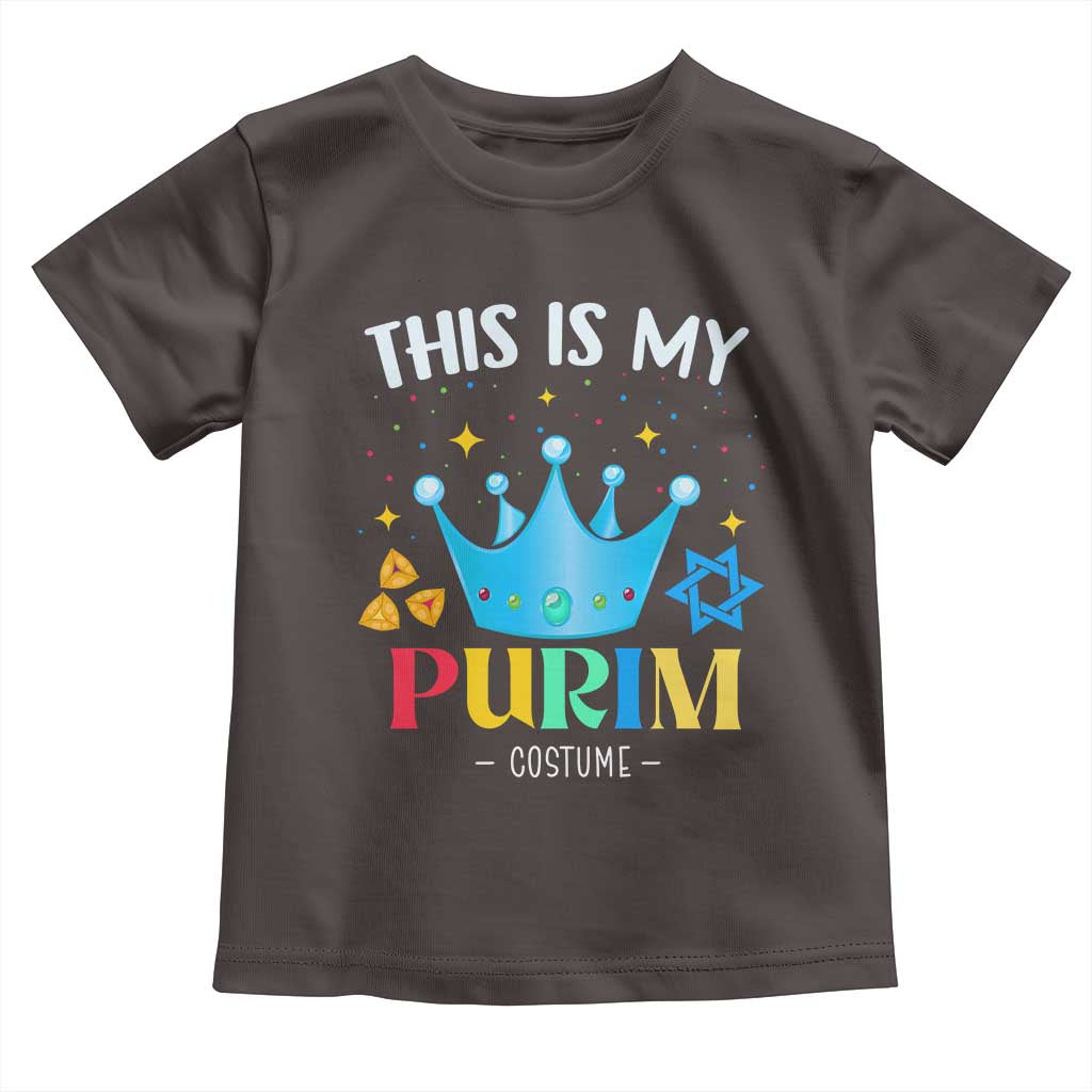Funny Jewish This Is My Purim Costume Toddler T Shirt