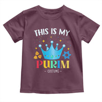 Funny Jewish This Is My Purim Costume Toddler T Shirt