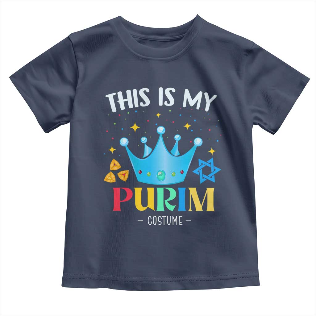 Funny Jewish This Is My Purim Costume Toddler T Shirt