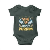 Purim Cat Baby Onesie Happy Purrim Hamantash Jewish Star of David