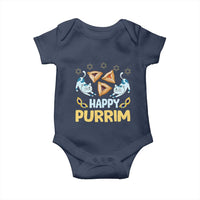 Purim Cat Baby Onesie Happy Purrim Hamantash Jewish Star of David