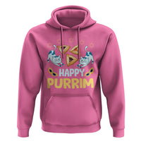 Purim Cat Hoodie Happy Purrim Hamantash Jewish Star of David
