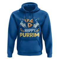 Purim Cat Hoodie Happy Purrim Hamantash Jewish Star of David