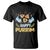 Purim Cat T Shirt Happy Purrim Hamantash Jewish Star of David
