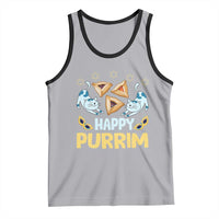 Purim Cat Tank Top Happy Purrim Hamantash Jewish Star of David