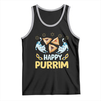 Purim Cat Tank Top Happy Purrim Hamantash Jewish Star of David