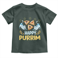 Purim Cat Toddler T Shirt Happy Purrim Hamantash Jewish Star of David