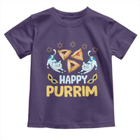 Purim Cat Toddler T Shirt Happy Purrim Hamantash Jewish Star of David