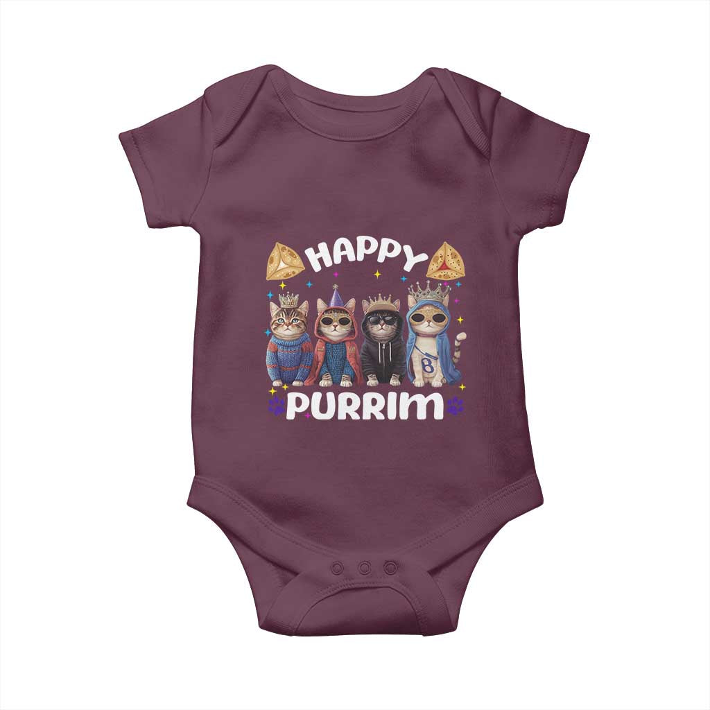 Purim Cat Baby Onesie Happy Purrim Hamantash Cute Cat Costume