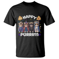 Purim Cat T Shirt Happy Purrim Hamantash Cute Cat Costume