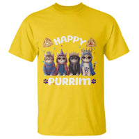Purim Cat T Shirt Happy Purrim Hamantash Cute Cat Costume