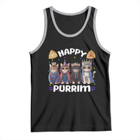 Purim Cat Tank Top Happy Purrim Hamantash Cute Cat Costume