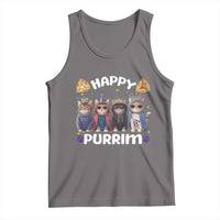 Purim Cat Tank Top Happy Purrim Hamantash Cute Cat Costume
