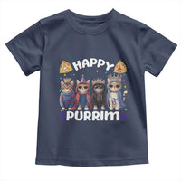 Purim Cat Toddler T Shirt Happy Purrim Hamantash Cute Cat Costume