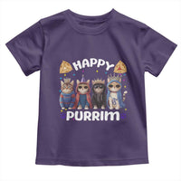 Purim Cat Toddler T Shirt Happy Purrim Hamantash Cute Cat Costume