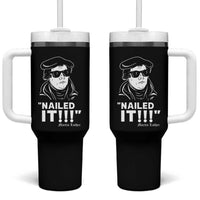 Funny Martin Luther Nailed It Tumbler With Handle