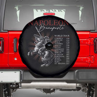 Funny History Lover Spare Tire Cover Napoleon Bonaparte World Tour