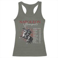 Funny History Lover Racerback Tank Top Napoleon Bonaparte World Tour