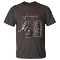 Funny History Lover T Shirt Napoleon Bonaparte World Tour
