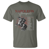Funny History Lover T Shirt Napoleon Bonaparte World Tour