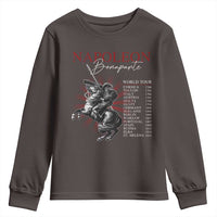 Funny History Lover Youth Sweatshirt Napoleon Bonaparte World Tour