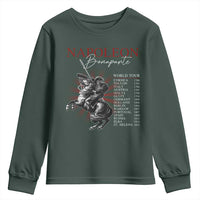 Funny History Lover Youth Sweatshirt Napoleon Bonaparte World Tour