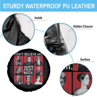 Strong Historical Women Spare Tire Cover Don't Believe Me Just Watch
