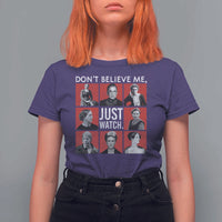 Strong Historical Women T Shirt For Women Don't Believe Me Just Watch