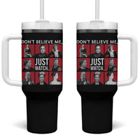 Strong Historical Women Tumbler With Handle Don't Believe Me Just Watch