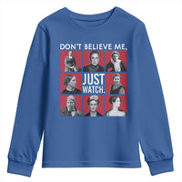 Strong Historical Women Youth Sweatshirt Don't Believe Me Just Watch