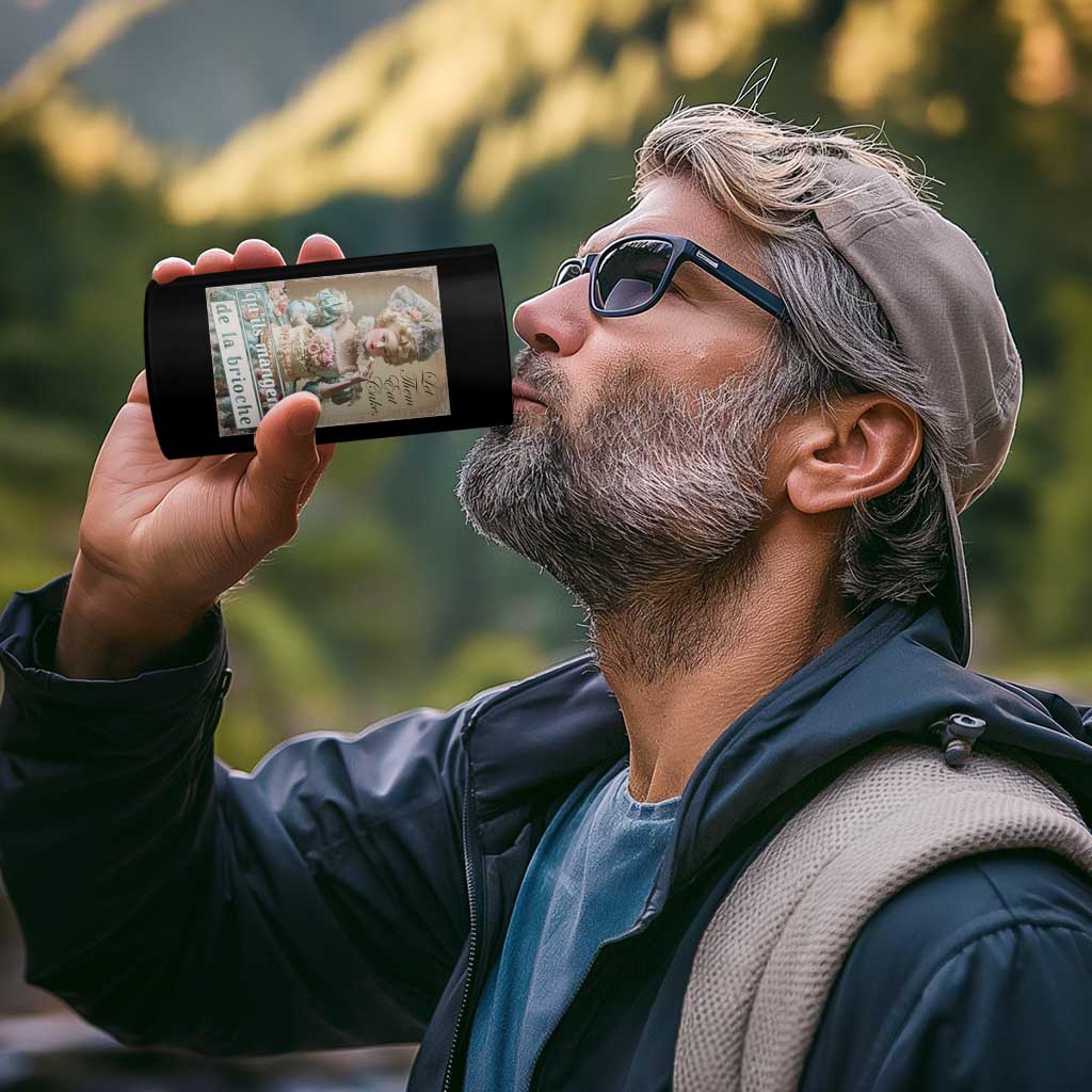 Satirical Funny History Jokes 4 in 1 Can Cooler Tumbler Let Them Eat Cake Marie Antoinette Queen of France