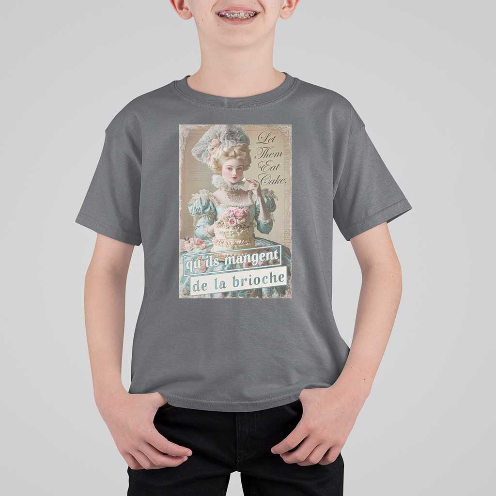 Satirical Funny History Jokes T Shirt For Kid Let Them Eat Cake Marie Antoinette Queen of France