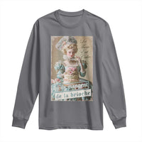 Satirical Funny History Jokes Long Sleeve Shirt Let Them Eat Cake Marie Antoinette Queen of France