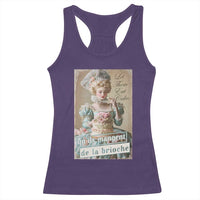 Satirical Funny History Jokes Racerback Tank Top Let Them Eat Cake Marie Antoinette Queen of France